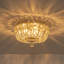 Plafonnier encastré en cristal 3 lumières Boatner