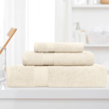 Erina Large Hand Towels in 100% Cotton, Popcorn Weave Texture for Homes,  Hotels, Bath & Spa