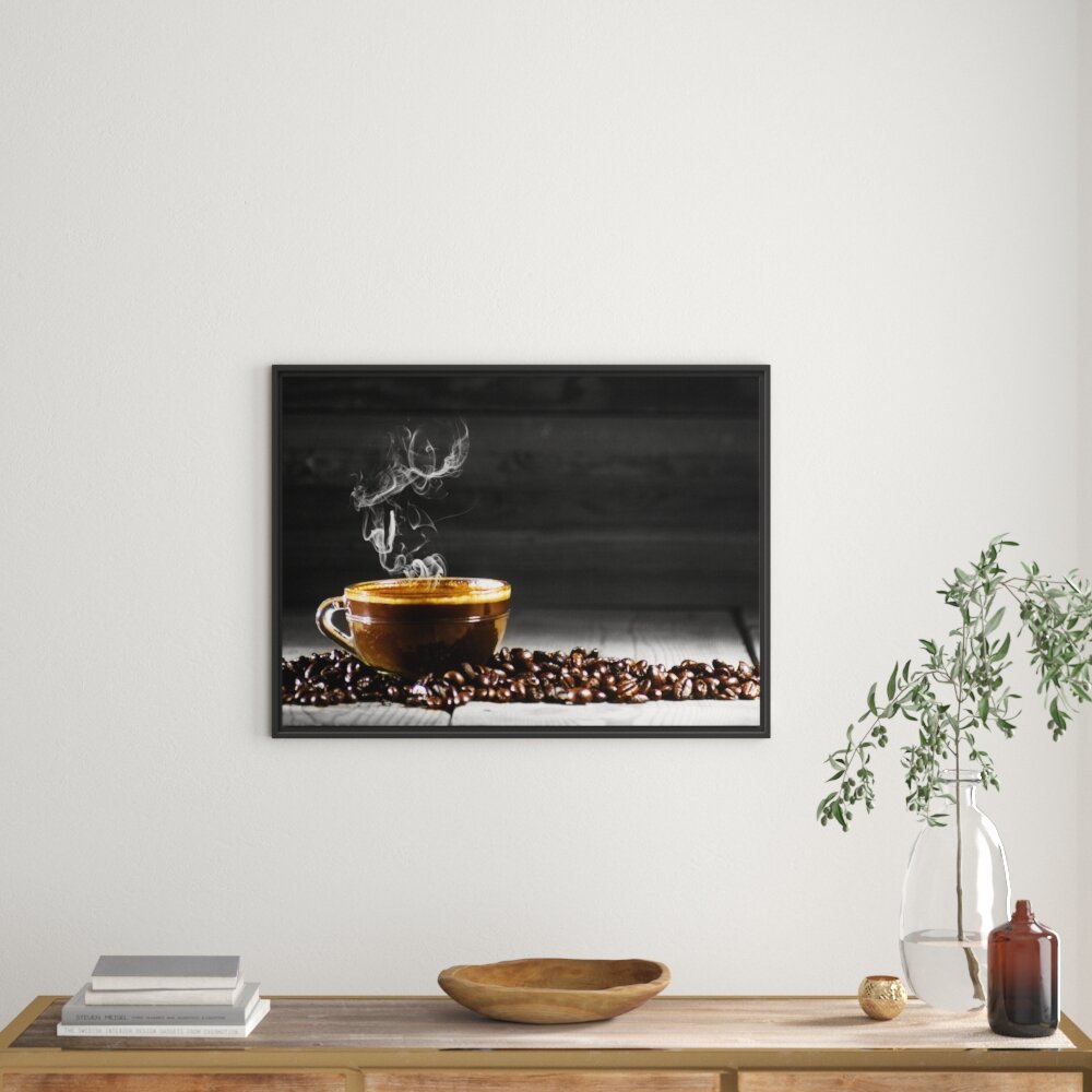 Gerahmtes Wandbild Duftender Arabischer Kaffe