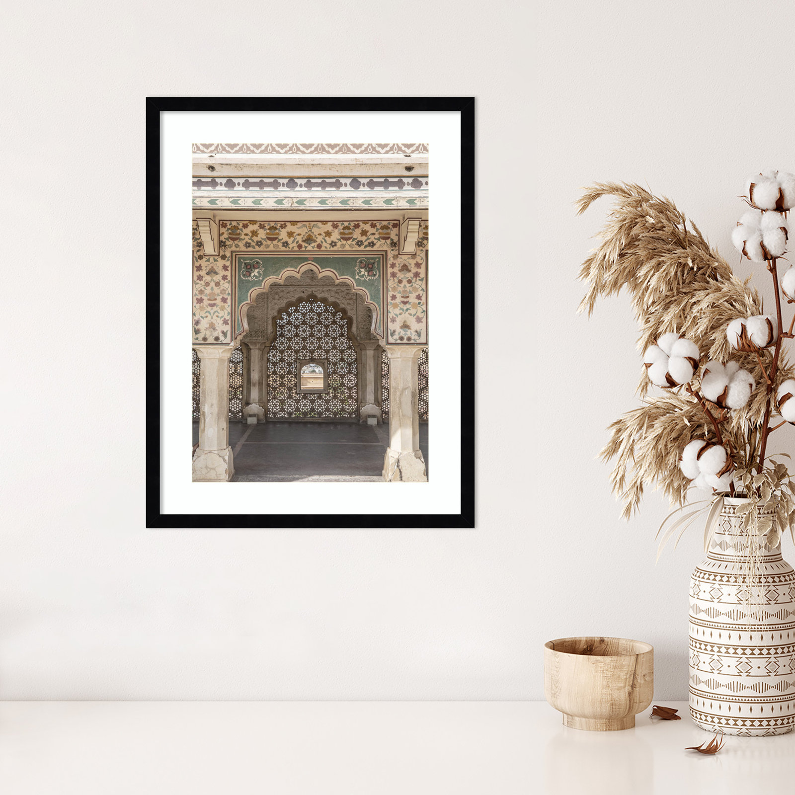 Daisey "Desert Palace" Print, Black, 25" H x 19" W