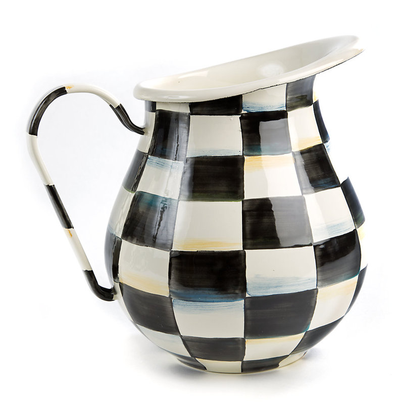 Check Pitcher, Black/White