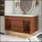35.4"Single Bathroom Vanity With Integrated Ceramic Sink