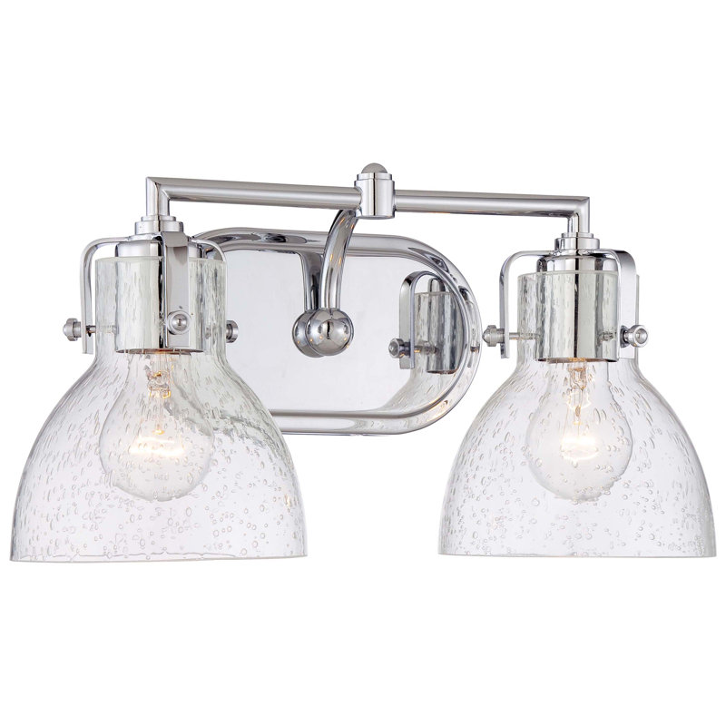 Adalia 2-Light Dimmable Chrome Vanity Light