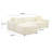 Tov Furniture Olafur Cream Linen Sectional - LAF-78312101-78312102