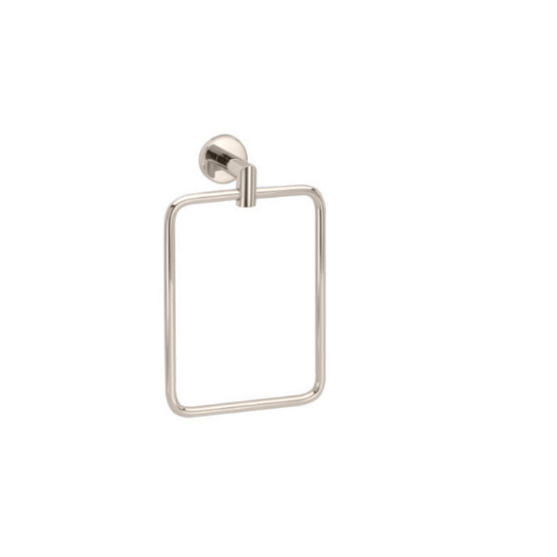 Anneau à serviette, finition noir mat, Nickel satiné