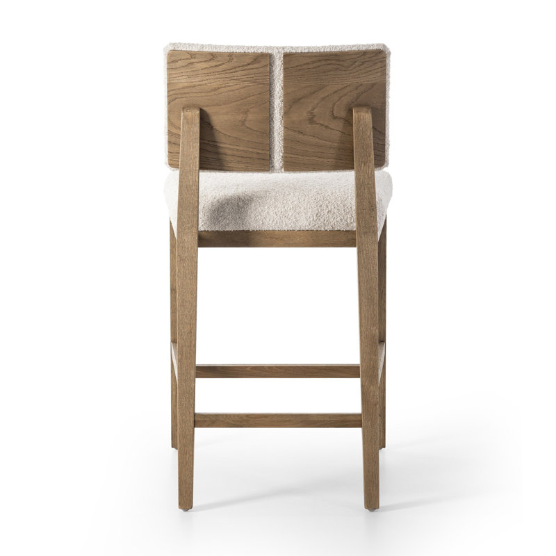 Carlo Stool-Somerton Ash-Counter & Bar, White, Counter Stool (27.25" Seat Height)