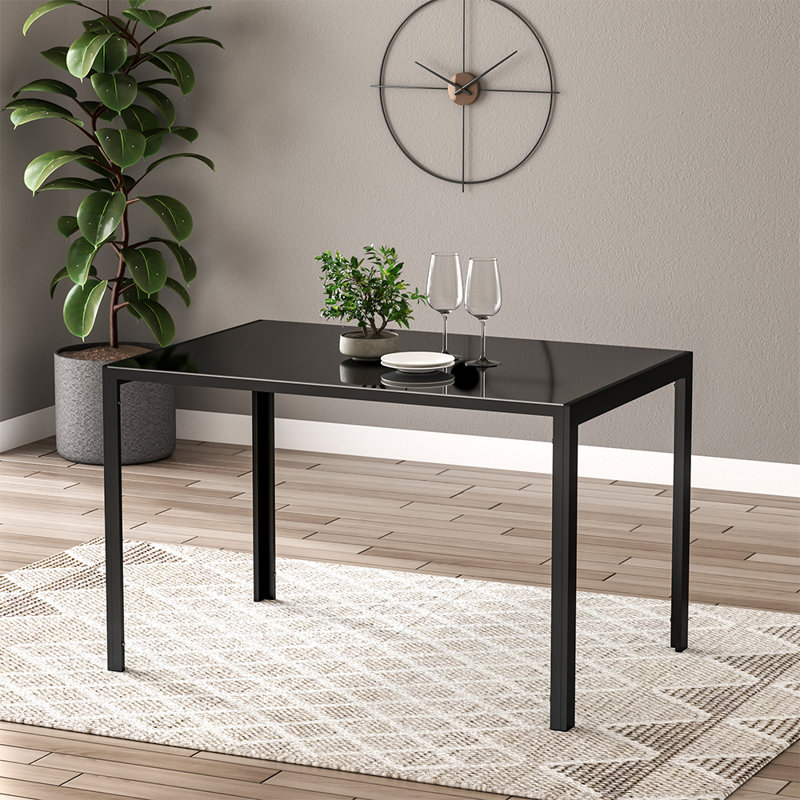 Etzel Glass Top Dining Table