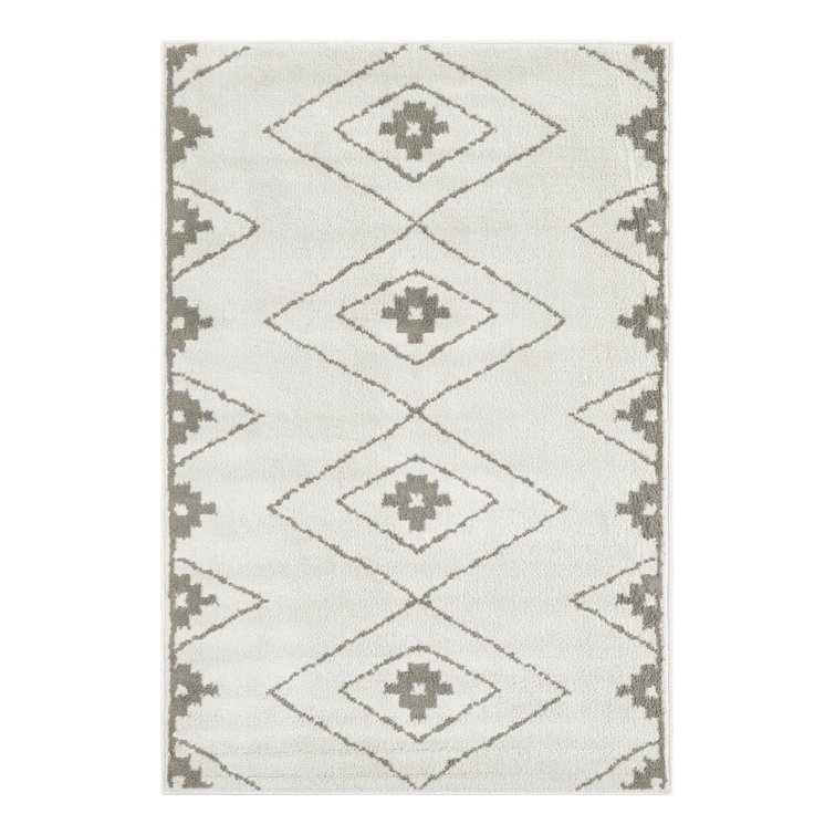 Latitude Run® Vefsna Nikolis Rug Ivory