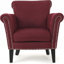 Fauteuil en polyester de 29,5 po Hannon-24810057