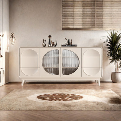 Armoire de rangement crème