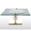 Metro Fusion Steel Flush Mounted Sconce