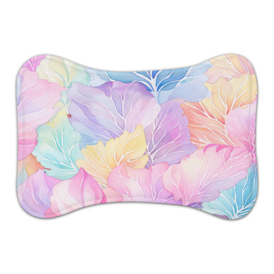 Tapis d'alimentation en forme d'aquarelle