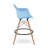Modholic Eiffel Counter Stool With Arms, Blue-71243323