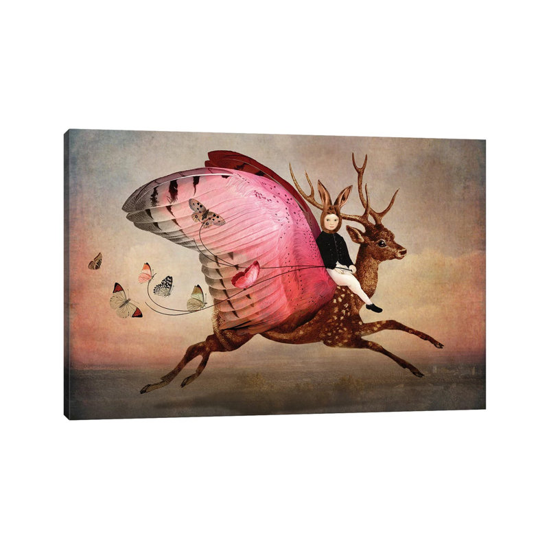 «Enjoy the Ride» par Catrin Welz-Stein, reproduction, H 26 po x l 40 po x P 1,5 po, Toile tendue