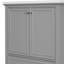 Ensemble de meuble-lavabo 30 po avec lavabo, armoire de salle de bain multifonctionnelle avec portes et tiroir, cadre solide et panneau de fibres à densité moyenne (gris)-116234473