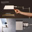 «Atayal Arcadia - Lampe sur pied de pharmacie, gradateur pleine gamme, lampe de travail à bras pivotant, douille E26, ampoule remplaçable, hauteur réglable de 47 po à 55 po, abat-jour rotatif à 360 °, conception entièrement en métal (ampoule non incluse.)»-120782558