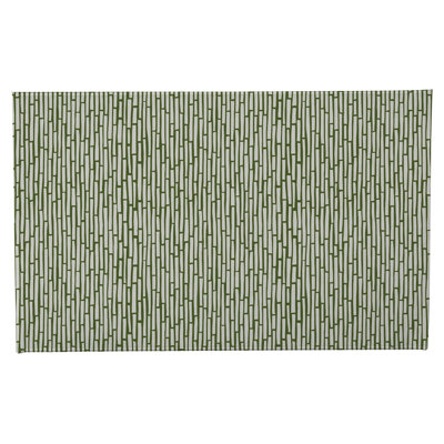 Cultural Rows Absorbent Non-Skid Rectangular Toilet Mat