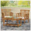 Ensemble de fauteuil club et table d'appoint 2 pièces Caydon, finition en bois brun avec motif à double vitrage