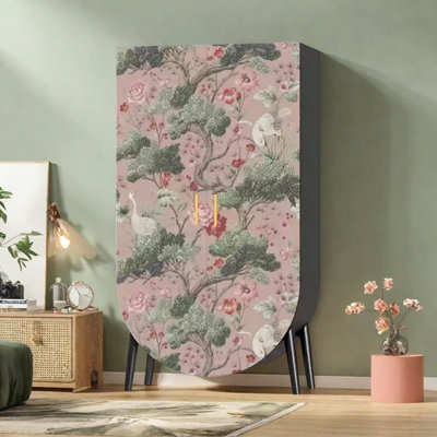 Armoire de rangement moderne à deux portes