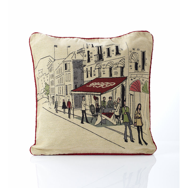Abbotsford Square Throw Pillow Cover