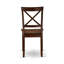 L'ensemble de table de salle à manger 3 pièces comprend une table de cuisine ronde avec piédestal et 2 chaises de salle à manger, 42 x 42 pouces, acajou-428515911-458772685-458772723