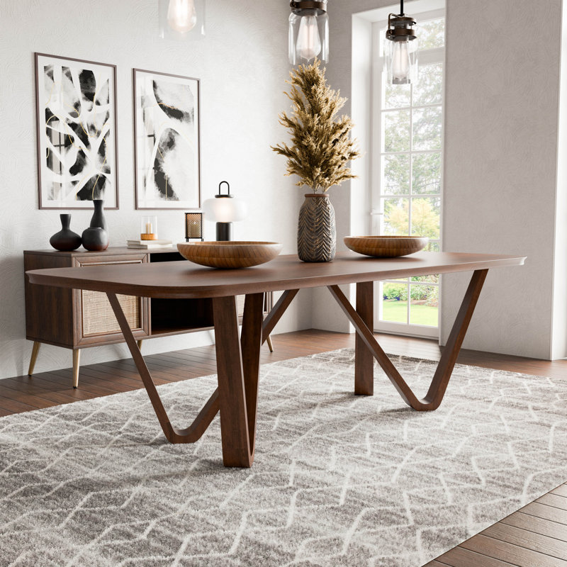 Rozella Solid Wood Dining Table