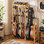 Support de guitare en bambou, support multi-guitare réglable avec tablette de rangement