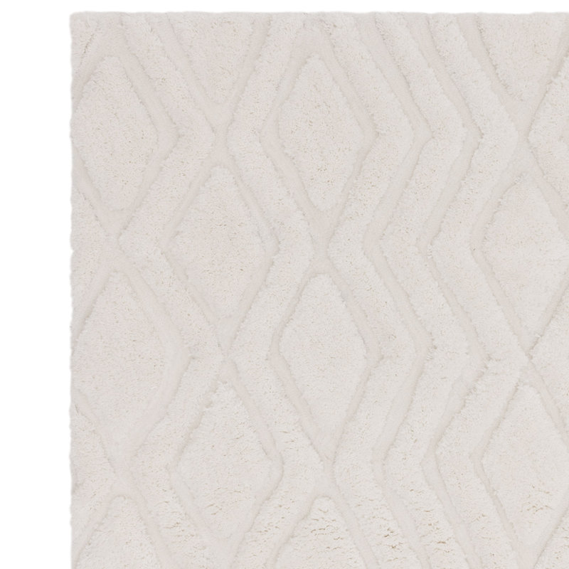 Peck Shaggy Ivory Rug, Rectangle 200 x 290cm