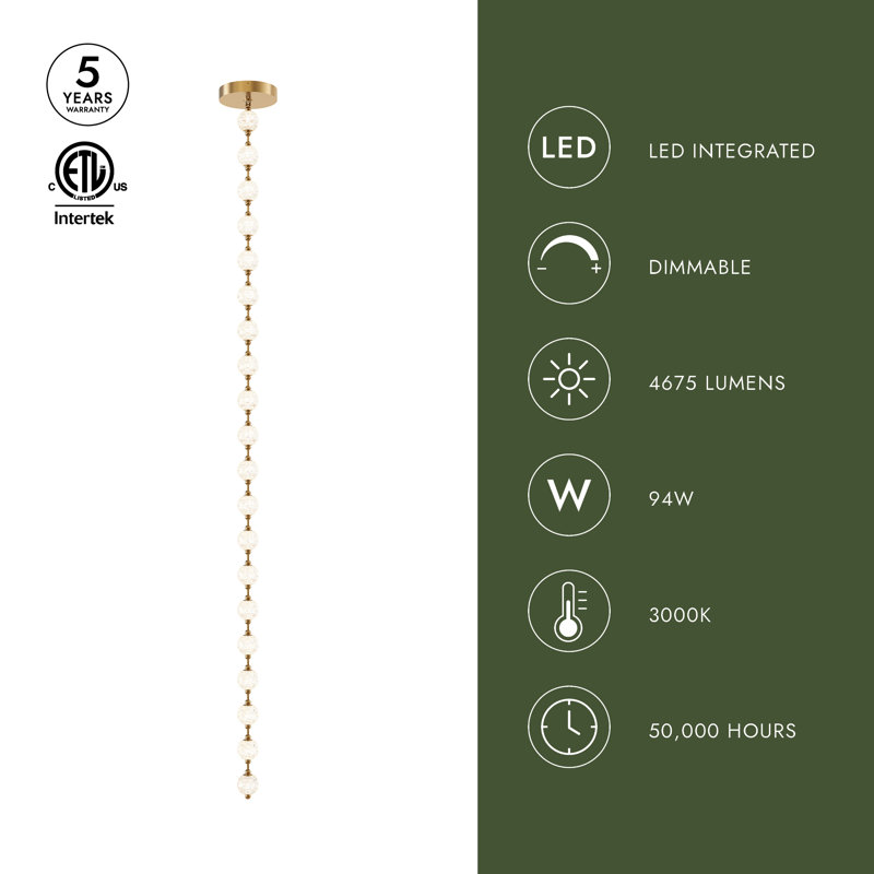 Marni 20 - Light Pendant, Polished Nickel