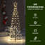  LED Christmas Tree with 390 LEDs 250 cm Iron-1363244556