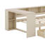 Lit plateforme double avec tablettes, tiroirs, station de charge et tête de lit tapissier-1978826793-1978826798