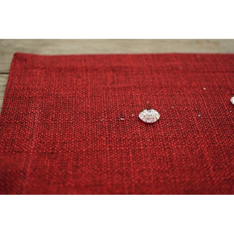 Gimena Fall Rectangle Stain Resistant Tablecloth, 95" L x 55" W, Fire Brick