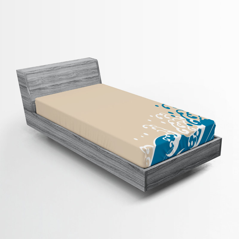 Ensemble de 2 drap-housse Ambesonne, Drap-housse pour lit simple TG