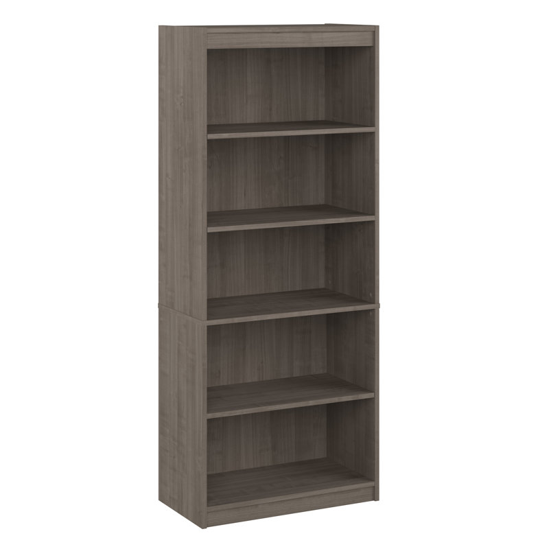 Barra 5 Shelf Bookcase, Silver Maple