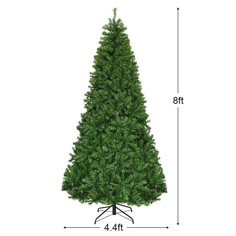 Arbre de Noël artificiel pin vert, H 8 pi