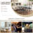 Abriannah 4 - Person Glass Top Four Leg Dining Set