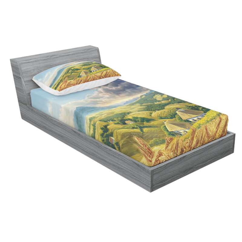 Microfiber Sheet Set, Twin XL Sheet Set with Fitted Sheet