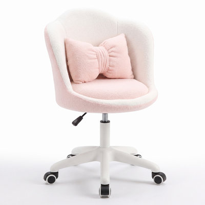 Fauteuil de bureau pour enfants en peluche réglable