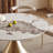 45.2" Sintered Stone Round Dining Table For 4-6-1922096245-1922096247