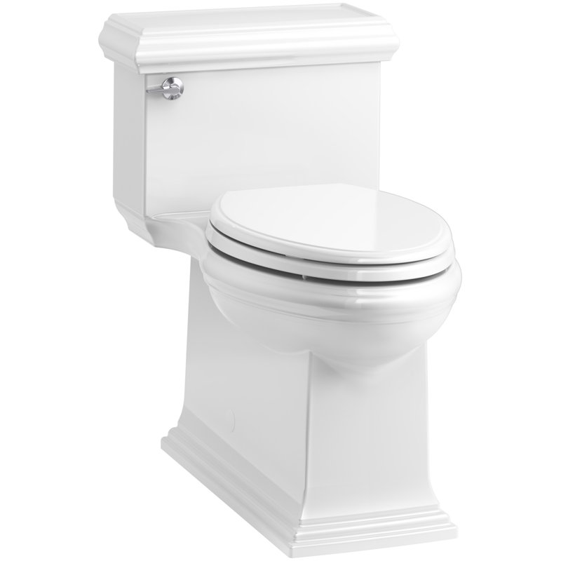 Memoirs Comfort Height 1.28 gpf One-piece Compact Elongated Toilet, White