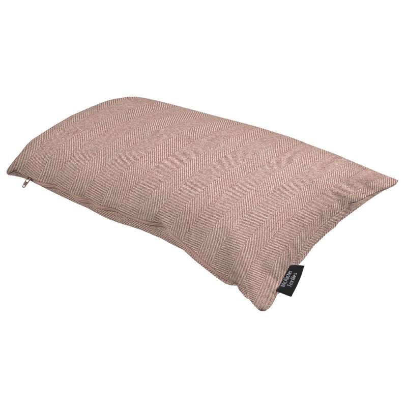 Herringbone Rectangular Cushion Cover, 30 x 50cm, Lilac Purple