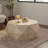 Farmhouse Coffee Table Drum Coffee Table