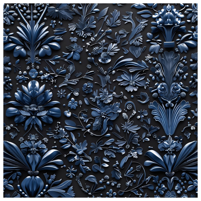 Rideaux de douche Intricate, 70in W x 93in H