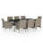  Garden Dining Set Beige And Black-42677409-42677418-50339375