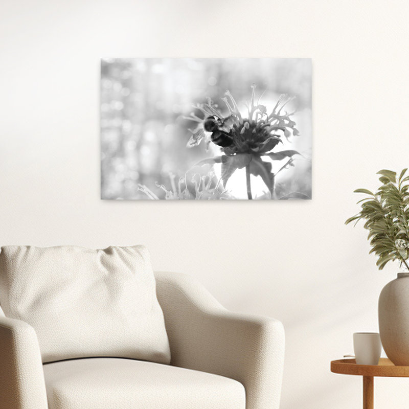 Fleurs sauvages II, art contemporain, H 24 po x l 16 po