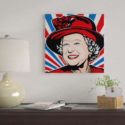 «HRH Queen Elizabeth II», impression sur toile