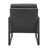 Tosheba Lounge Chair Leatherette With Matte Black Frame-750569332