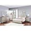 Mobilier de chambre à coucher à lit à panneau double de style traditionnel 1pc-1900165067