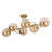 Sputnik Modern Linear Semi Flush Mount