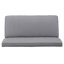 Gris 50 po avec revêtement en tissu, structure en bois massif offrant de la stabilité, lin confortable, design élégant pour votre espace, structure, lin relaxant de haute qualité, décoration intérieure moderne